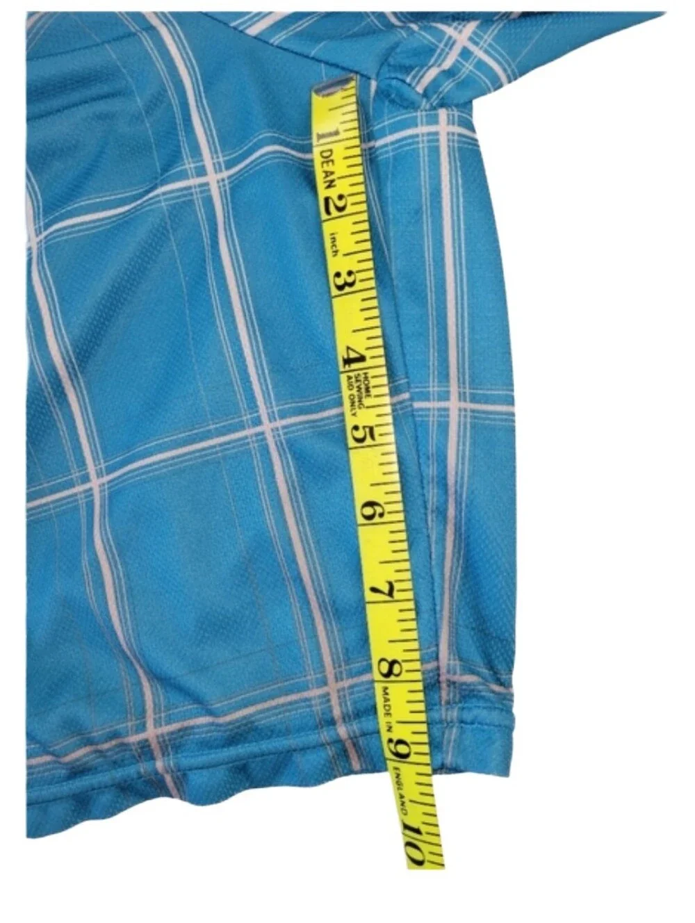 Men's Hurley Blue, Black, White, Plaid  Mesh Lined Board Shorts Size Small